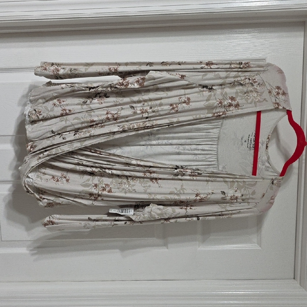 Floral Surplice Top
